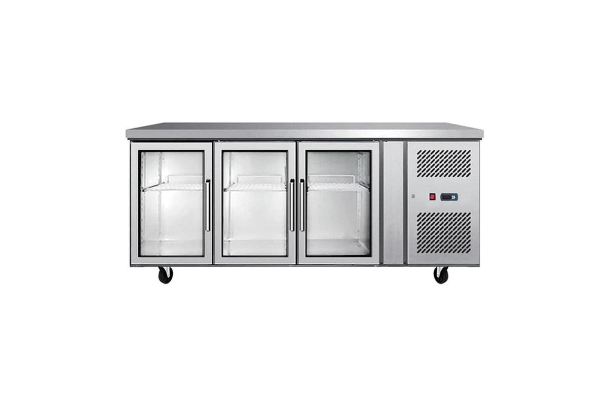 Atosa GLASS THREE DOOR COOLING FRIDGE TABLE 1795 MM EPF3731