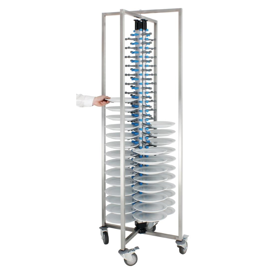 Vogue Mobile Plate Rack (84 Plates)