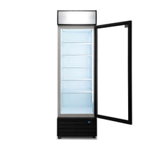 Load image into Gallery viewer, 420 Litre Single Door Upright Display Fridge - Glass Door CU420TNG