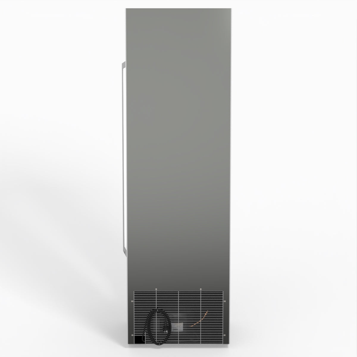 AG 383L Upright Glass Door Display/Drinks Fridge - White with Light Box