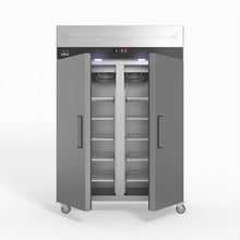 Load image into Gallery viewer, AG 1000 Litre Upright Double Stainless Steel Door Freezer