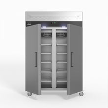 Load image into Gallery viewer, AG 1000 Litre Upright Double Stainless Steel Door Fridge
