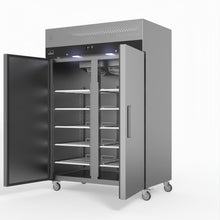 Load image into Gallery viewer, AG 1000 Litre Upright Double Stainless Steel Door Fridge