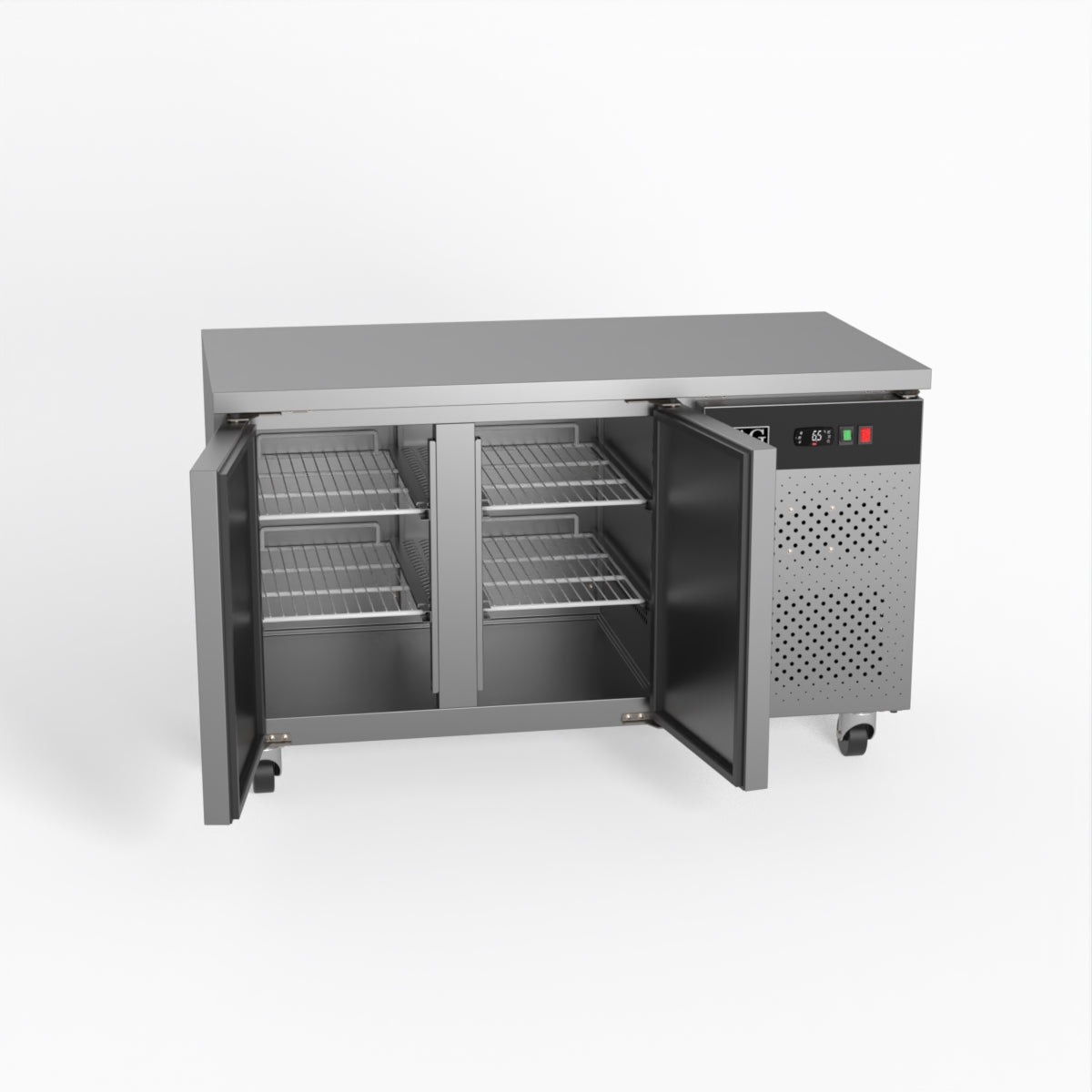 AG Commercial Three Door Worktop / Under Bench Freezer 700mm Depth