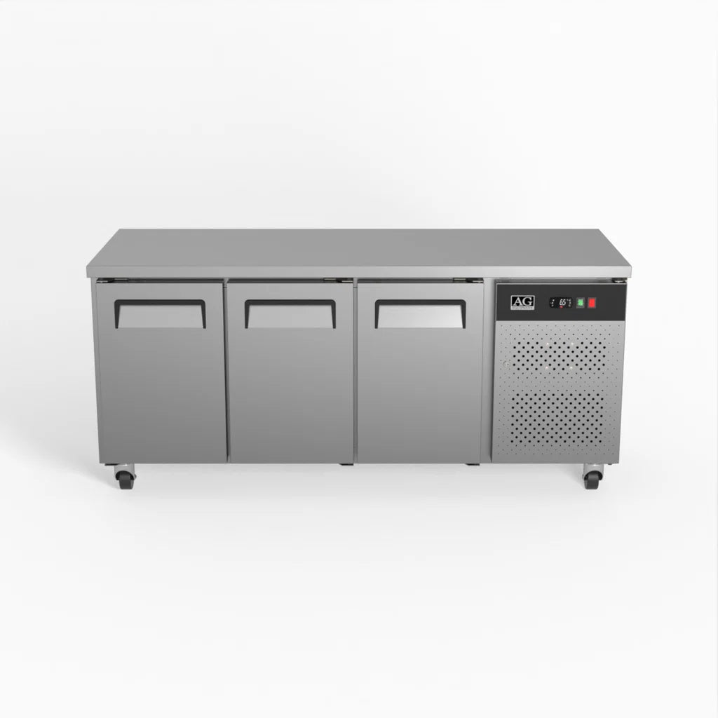 Commercial Three Door Worktop / Under Bench Freezer 700mm Depth GNX3100BT
