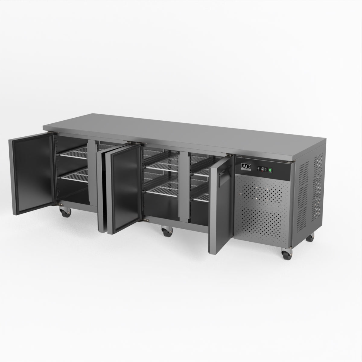 AG Commercial Four Door Worktop / Under Bench Fridge 700mm Depth