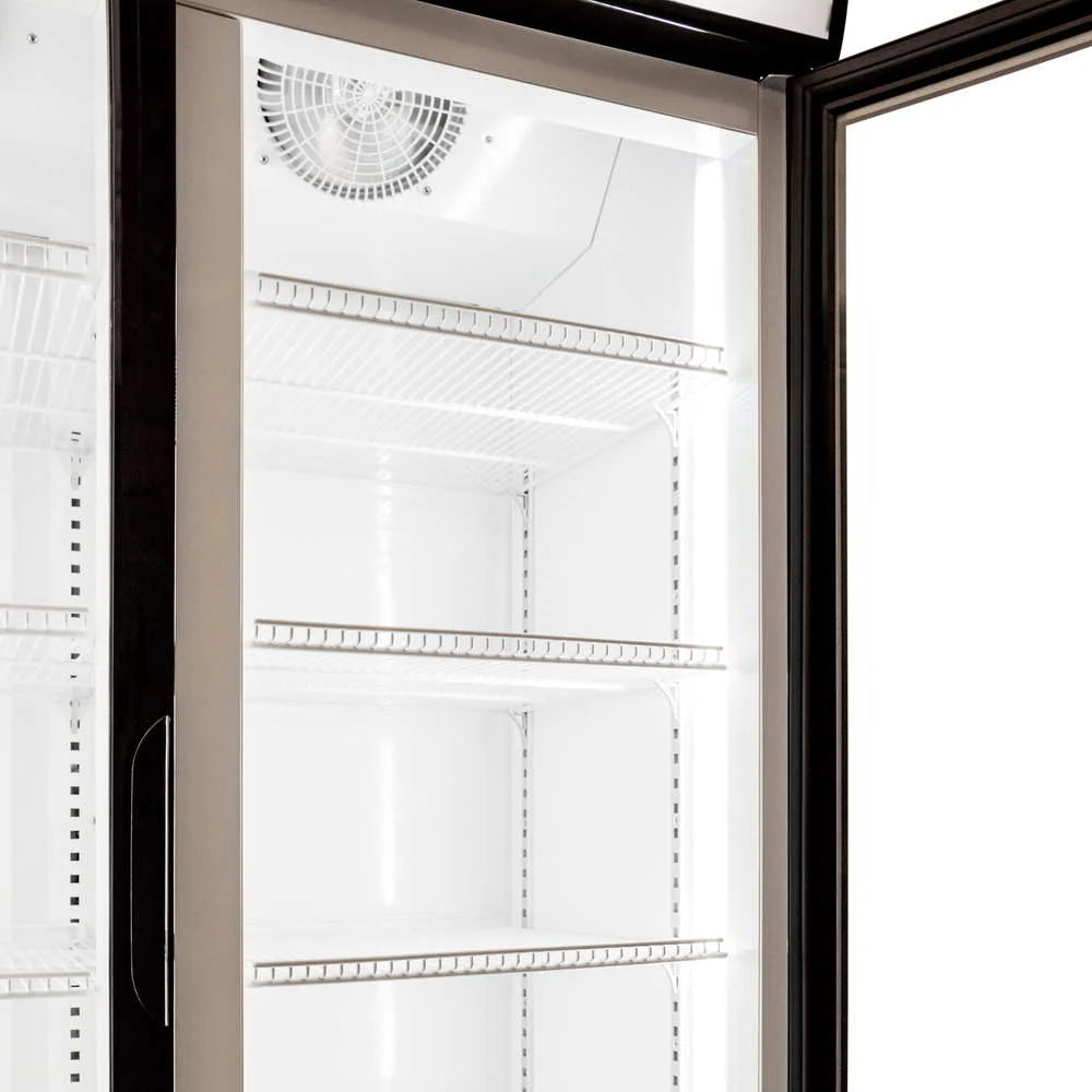 AG 800L Double Door Upright Display Fridge - Glass Door CU800TNG