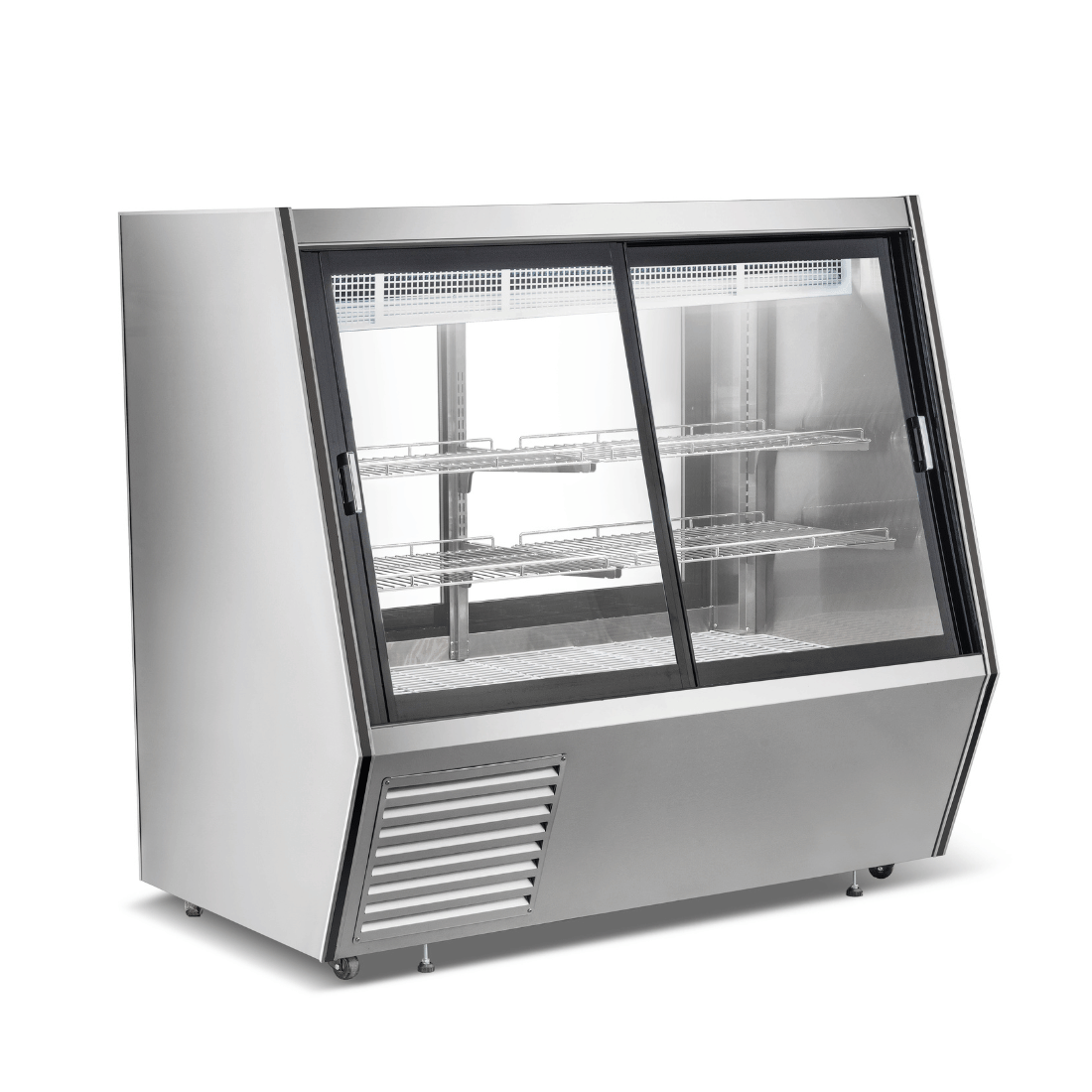 Bonvue Dual-Access Refrigerated Deli, Meat and Seafood Display Case - AMS-15DD