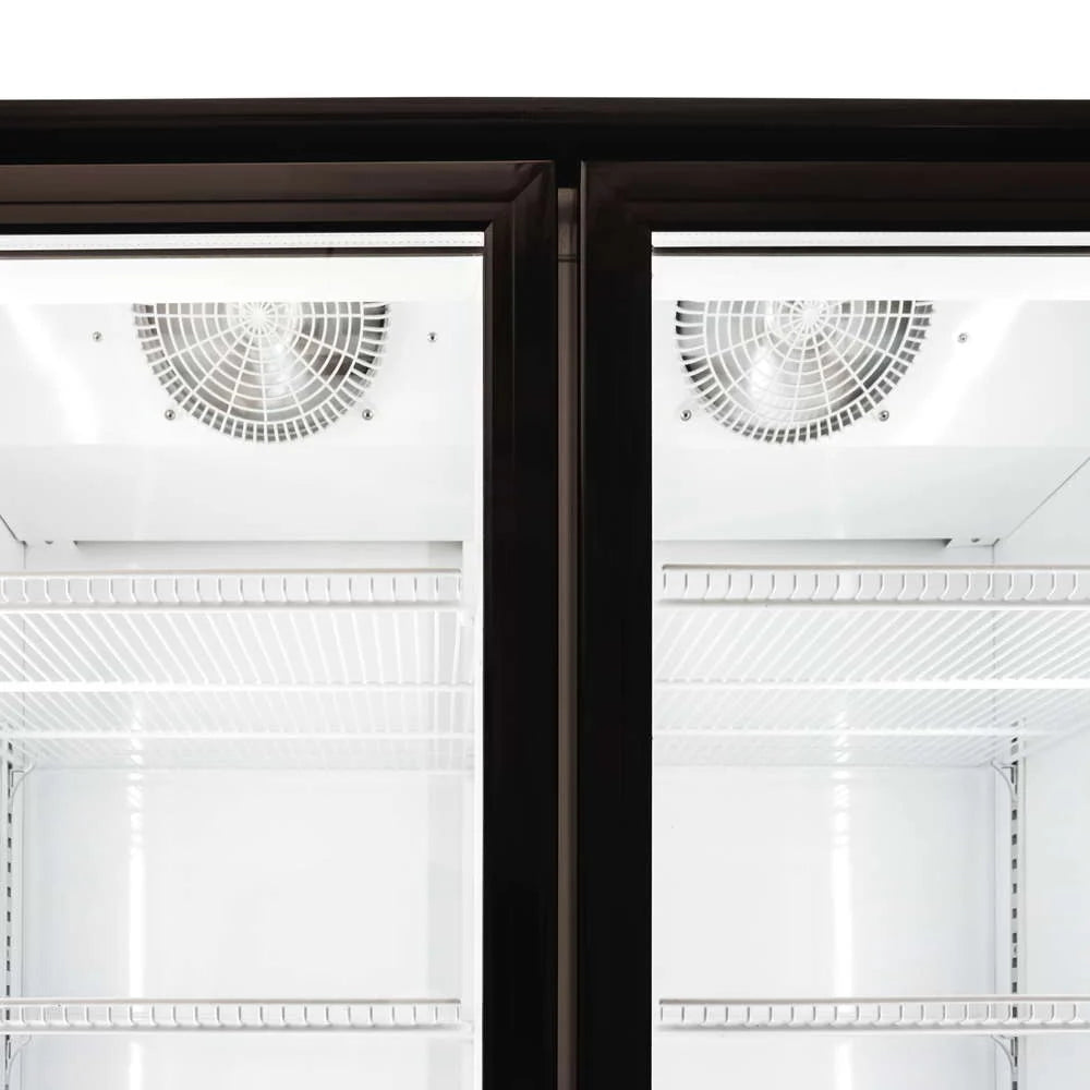 AG 800L Double Door Upright Display Fridge - Glass Door CU800TNG