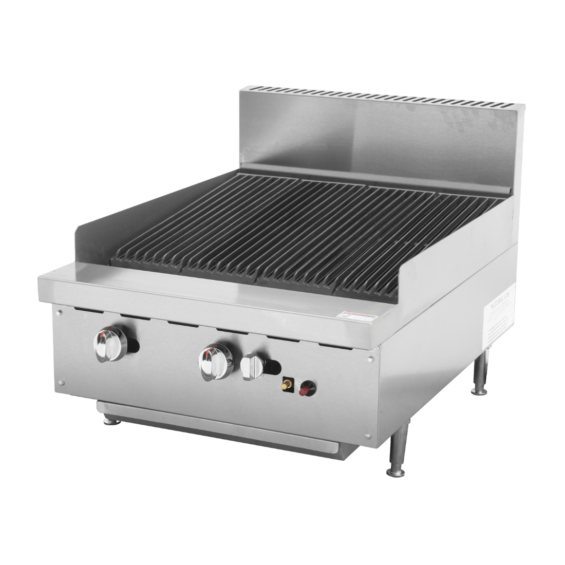 BRENNER Forge 800 Series Char Grill Top NG with 2 burners - BREG8C-600N