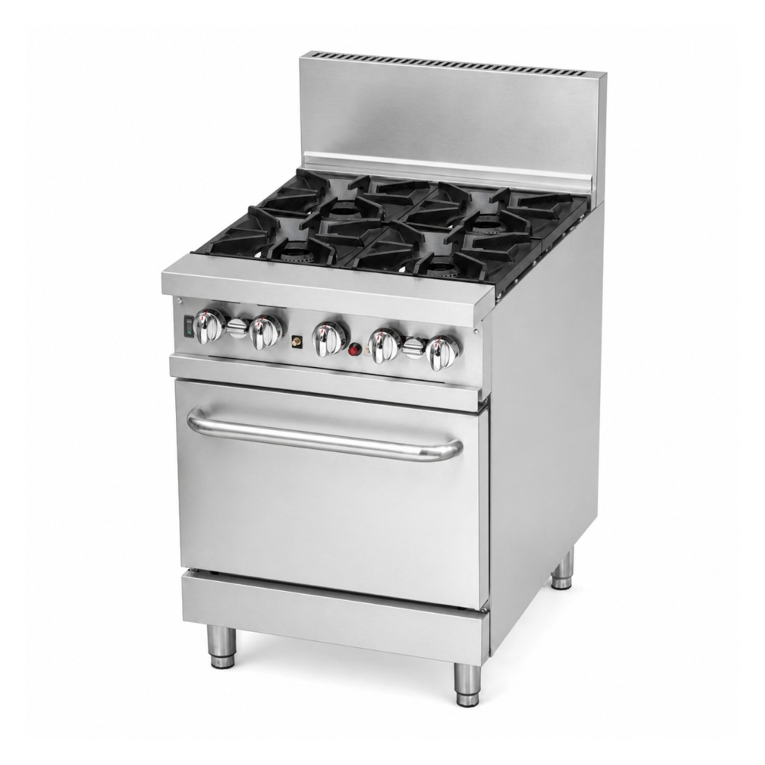 BRENNER Forge 800 Series 4 burners Gas Range with one Fan Forced Oven LPG - BREG8RO-600L