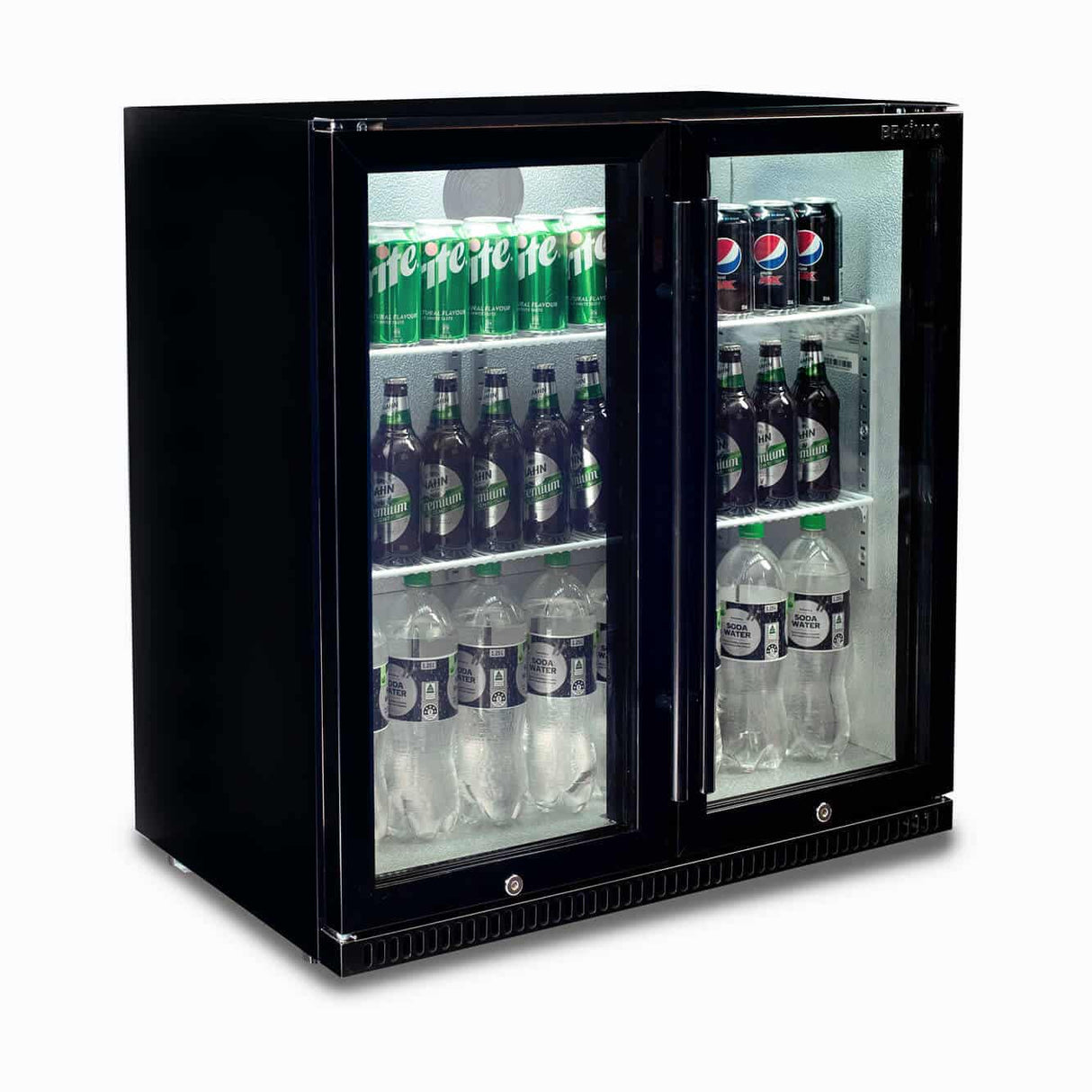 Bromic Back Bar Fridge - 190L - 2 Doors - Hinged (5 Years Warranty)