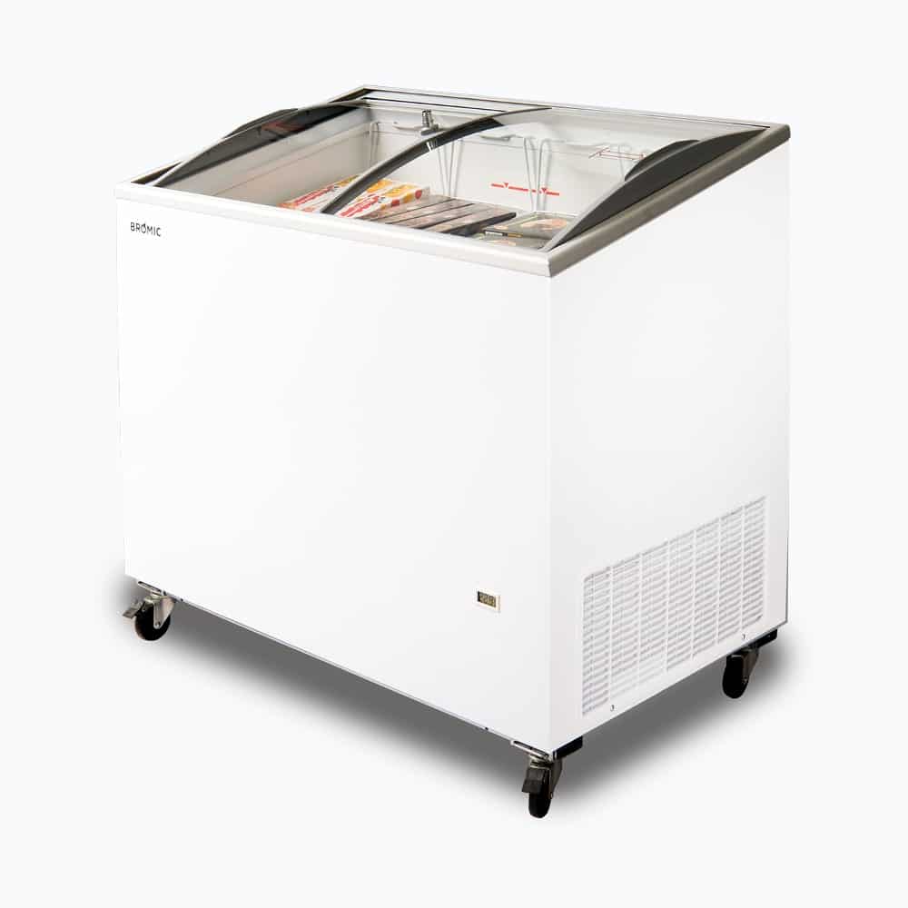 Bromic Display Chest Freezer - 264L - Curved Glass Top (5 Years Warranty)