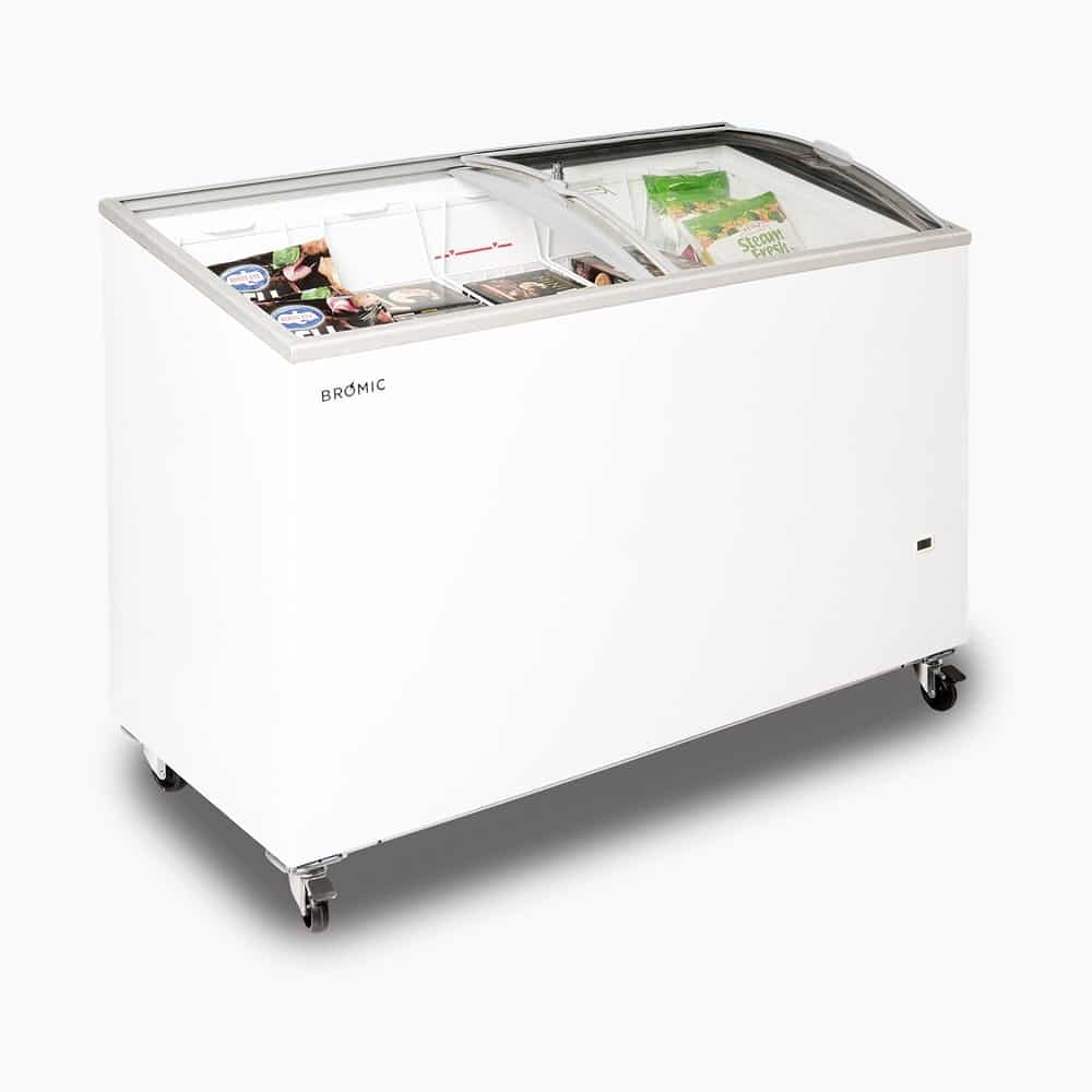 Bromic Display Chest Freezer - 352L - Curved Glass Top (5 Years Warranty)