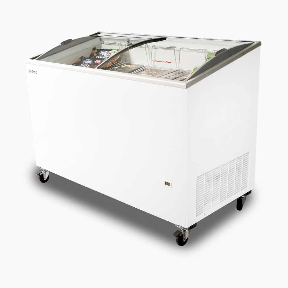 Bromic Display Chest Freezer - 352L - Curved Glass Top (5 Years Warranty)