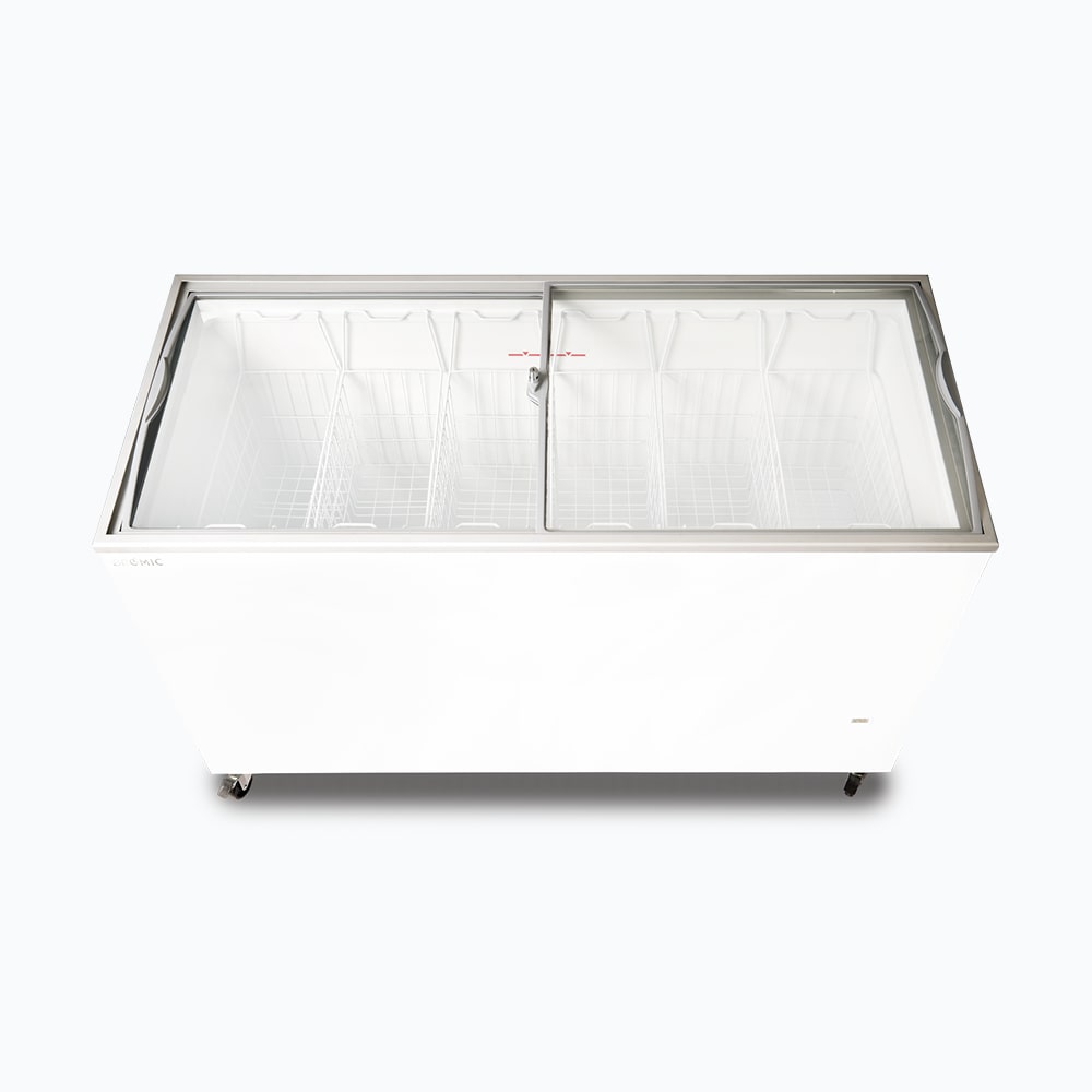 Bromic Display Chest Freezer - 427L - Curved Glass Top (5 Years Warranty)
