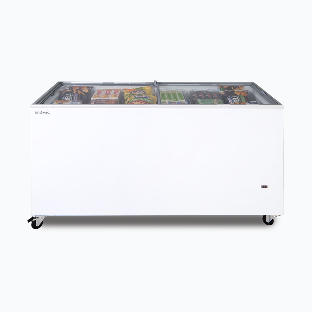 Bromic Display Chest Freezer - 491L - Flat Glass Top (5 Years Warranty)