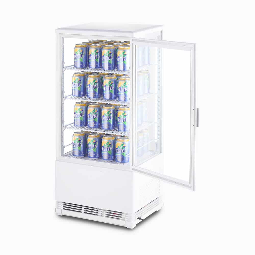 Bromic Countertop Fridge - 78L - 1 Door - Flat Glass - White (5 Years Warranty)