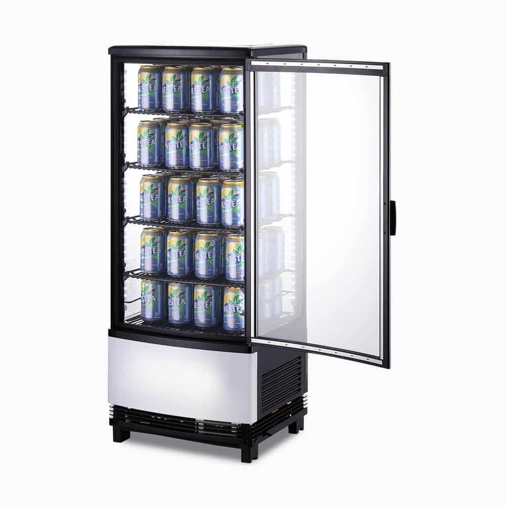 Bromic Countertop Fridge - 98L - 1 Door - Curved Glass (5 Years Warranty)