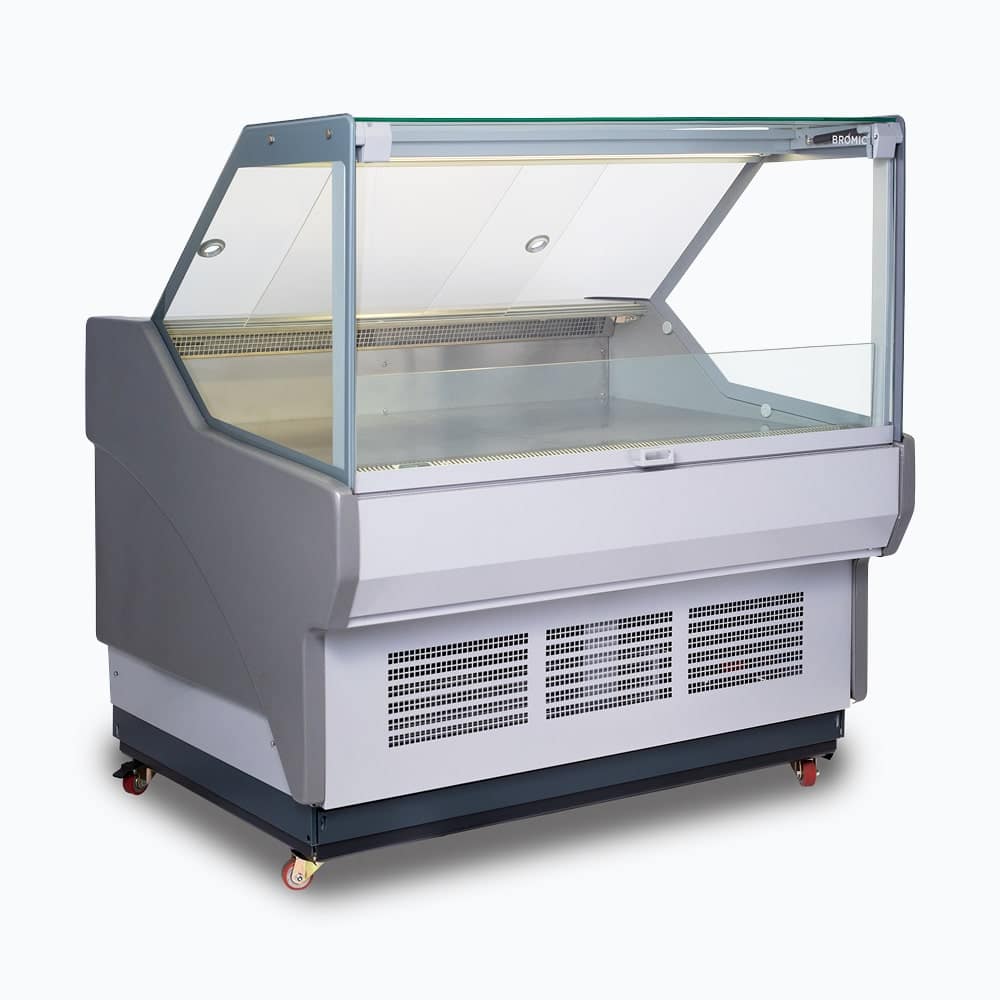Bromic Square Glass Deli Display - 1330mm (5 Years Warranty)
