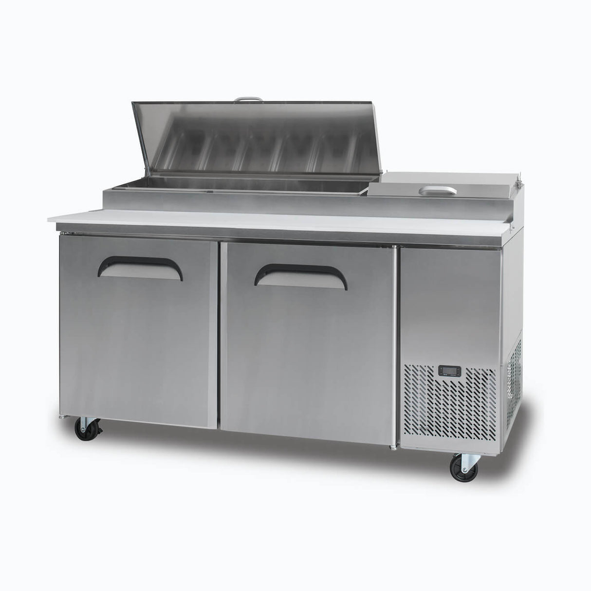 Bromic Pizza Prep Fridge - 2 Doors - 1702mm - 9 Pans (5 Years Warranty)