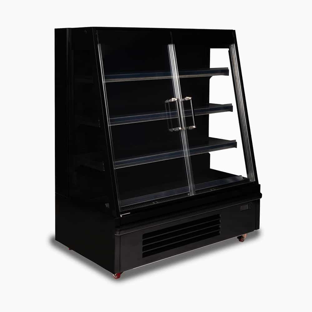 Bromic Semi Vertical Display Fridge - 1250mm - 2 Doors - Hinged (5 Years Warranty)