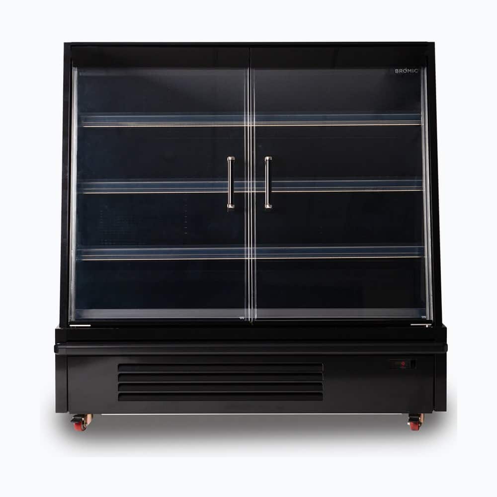 Bromic Semi Vertical Display Fridge - Gondola - 1580mm - 2 Doors - Hinged (5 Years Warranty)