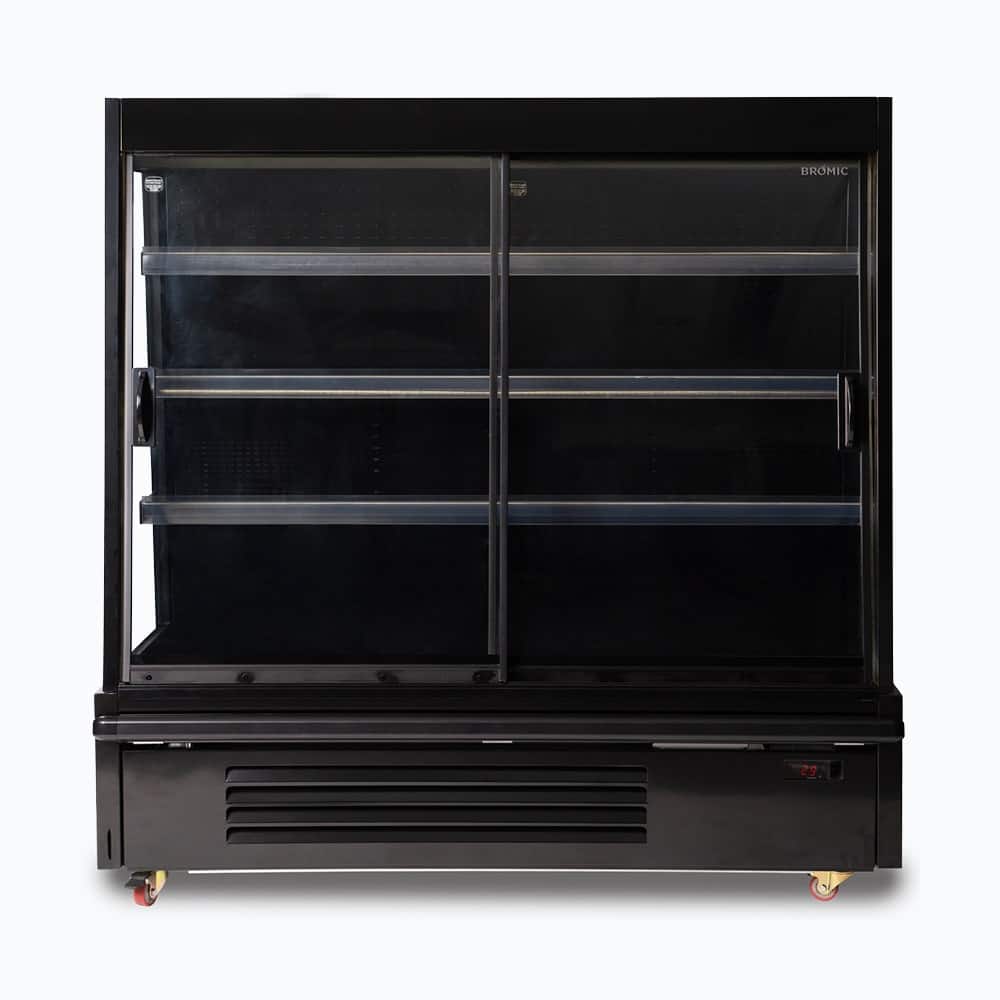 Bromic Semi Vertical Display Fridge - Gondola - 1580mm - 2 Doors - Sliding (5 Years Warranty)