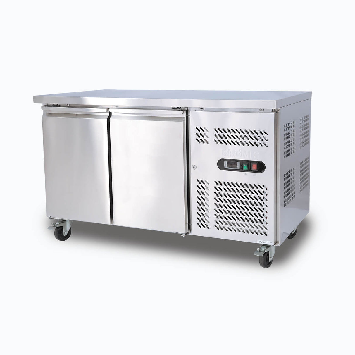 Bromic Under Bench Freezer - 282L - 2 Doors - Stainless Steel (5 Years Warranty)