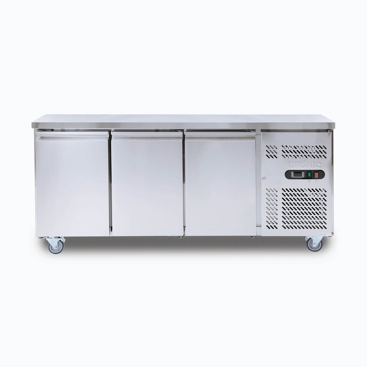 Bromic Under Bench Freezer - 417L - 3 Doors - Stainless Steel (5 Years Warranty)