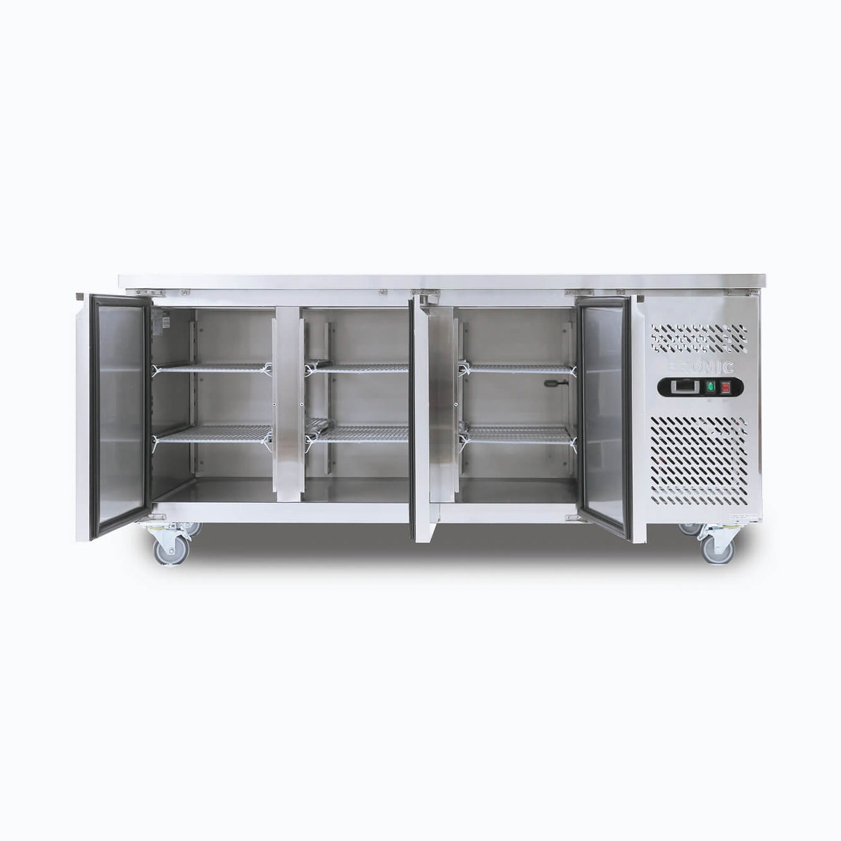 Bromic Under Bench Freezer - 417L - 3 Doors - Stainless Steel (5 Years Warranty)