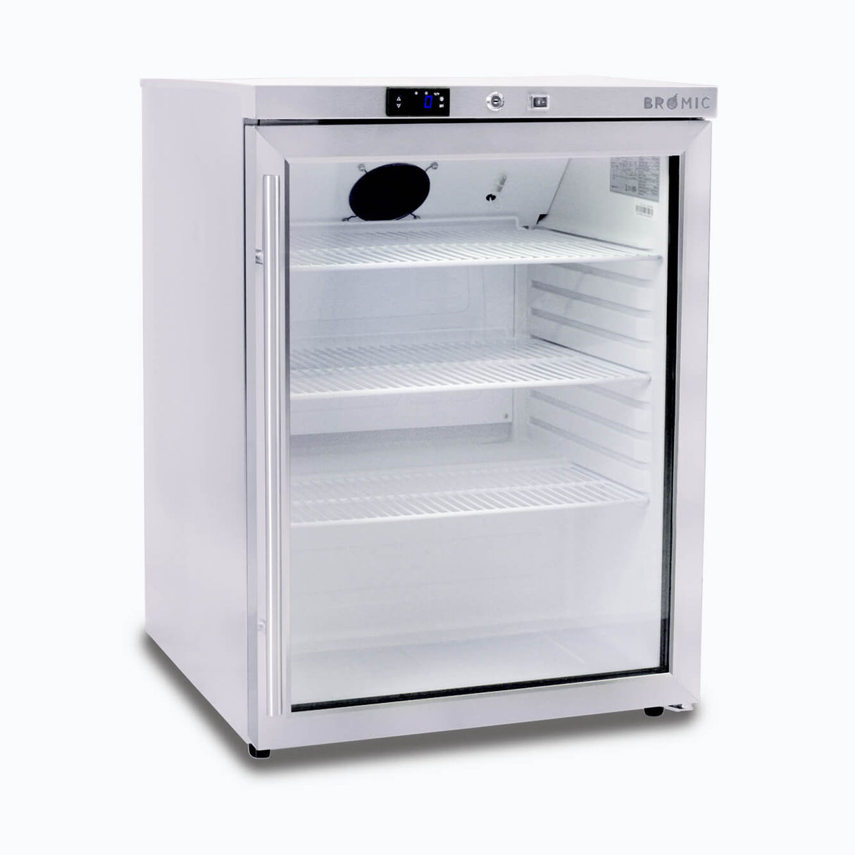 Bromic Under Bench Display Fridge - 138L - 1 Door - Glass (5 Years Warranty)