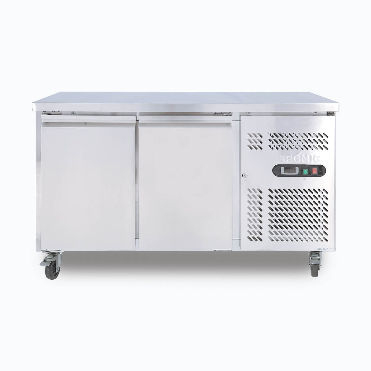 Bromic Under Bench Fridge - 282L - 2 Doors - Stainless Steel (5 Years Warranty)