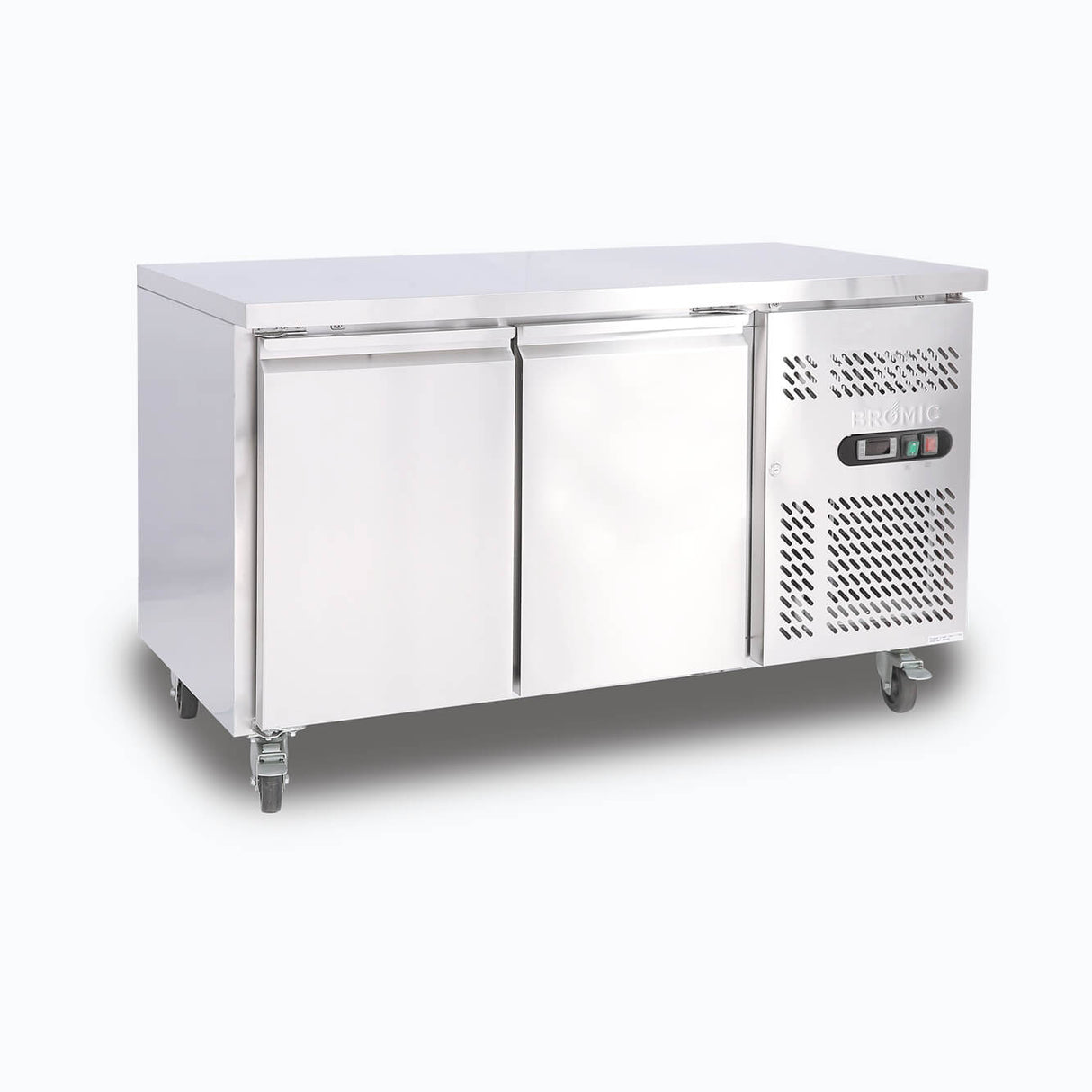 Bromic Under Bench Fridge - 282L - 2 Doors - Stainless Steel (5 Years Warranty)