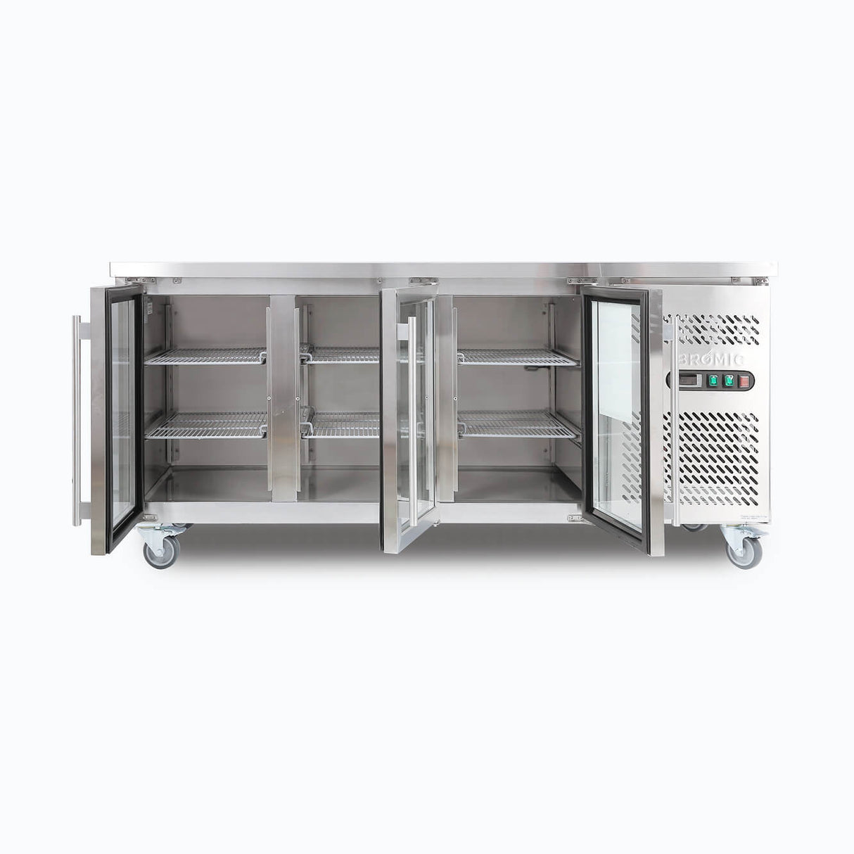 Bromic Under Bench Display Fridge - 417L - 3 Doors - Glass (5 Years Warranty)