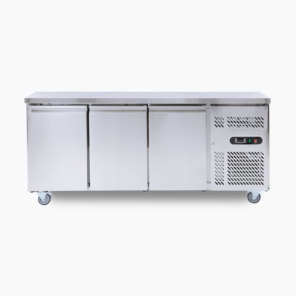 Bromic Under Bench Fridge - 417L - 3 Doors - Stainless Steel (5 Years Warranty)
