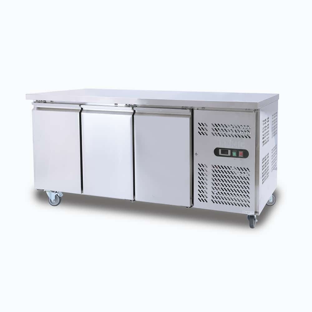 Bromic Under Bench Fridge - 417L - 3 Doors - Stainless Steel (5 Years Warranty)
