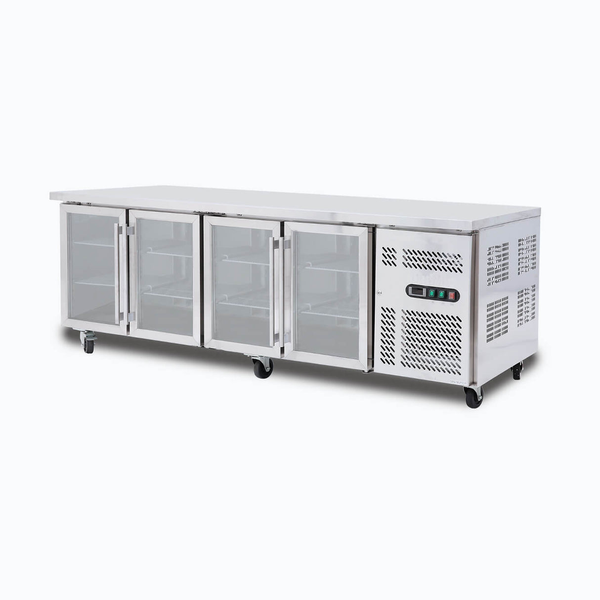 Bromic Under Bench Display Fridge - 553L - 4 Doors - Glass (5 Years Warranty)