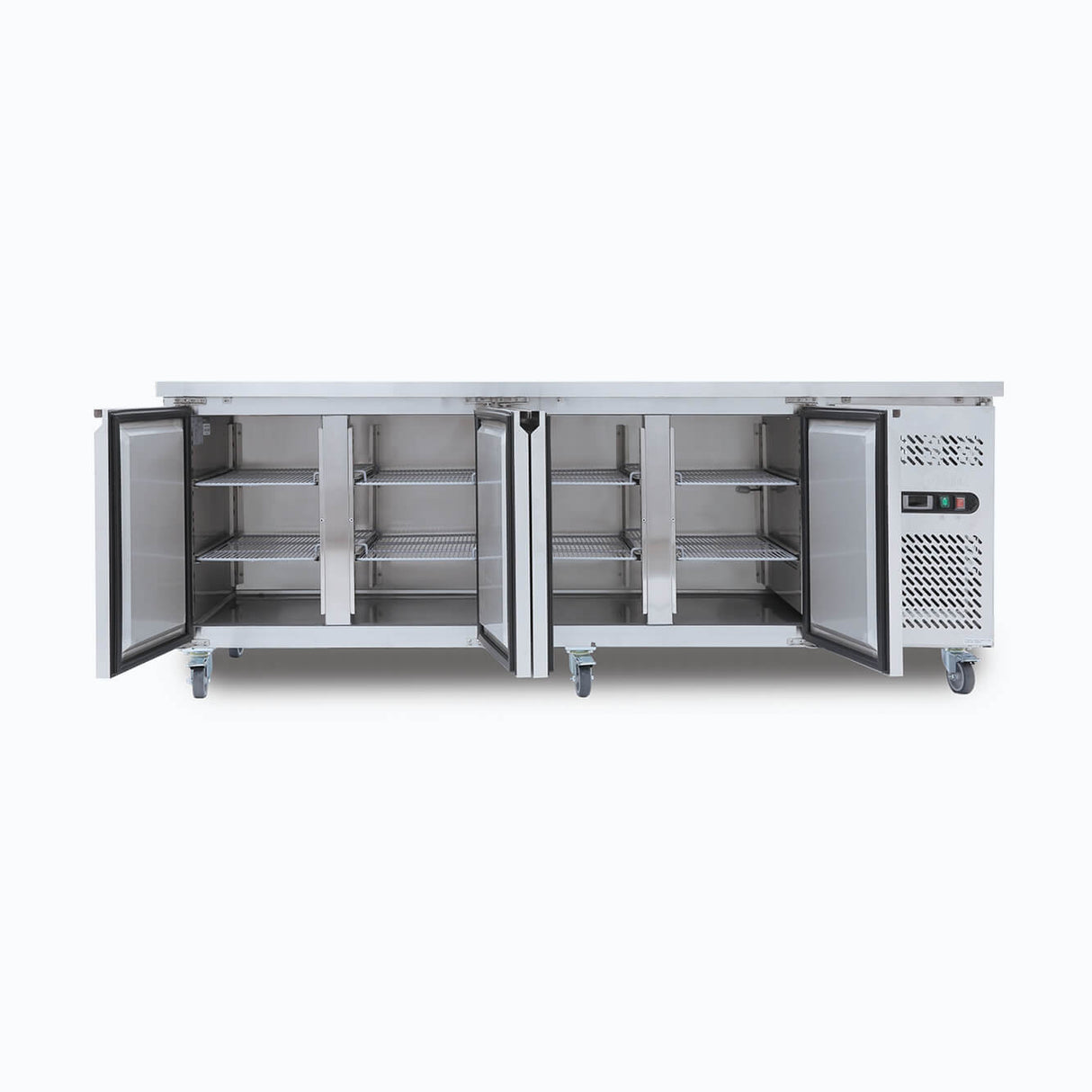 Bromic Under Bench Fridge - 553L - 4 Doors - Stainless Steel (5 Years Warranty)
