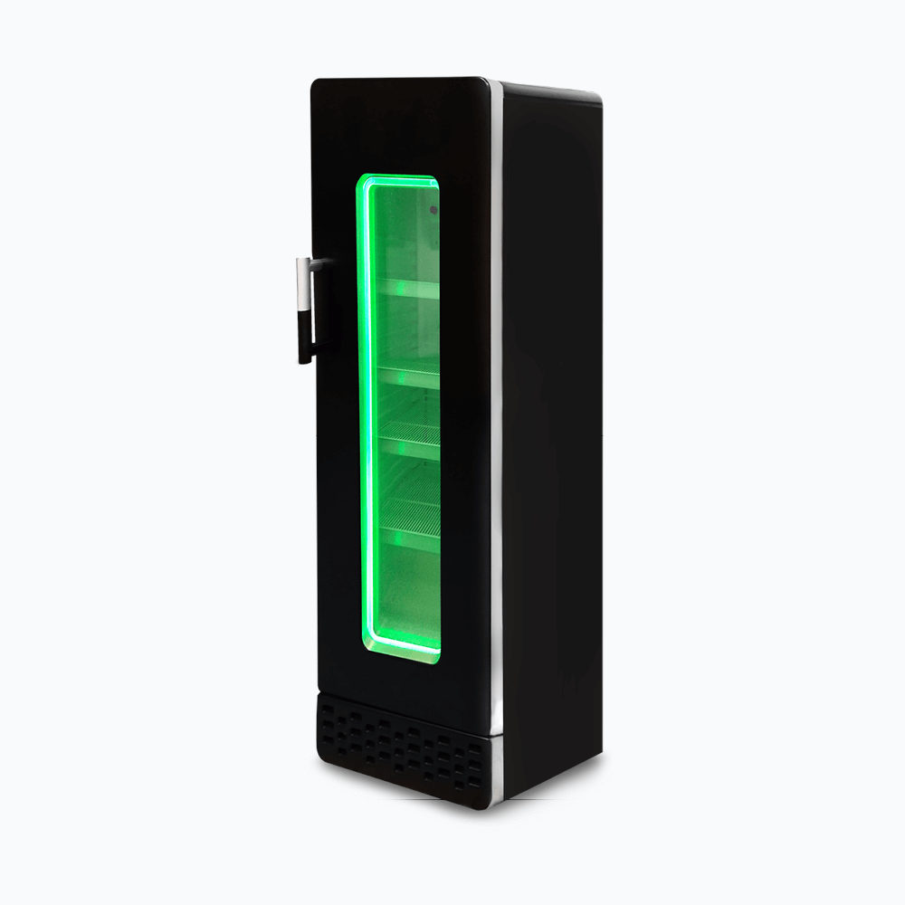 Bromic RETRO Upright Display Fridge - 290L - 1 Door - Flat Glass (5 Years Warranty)