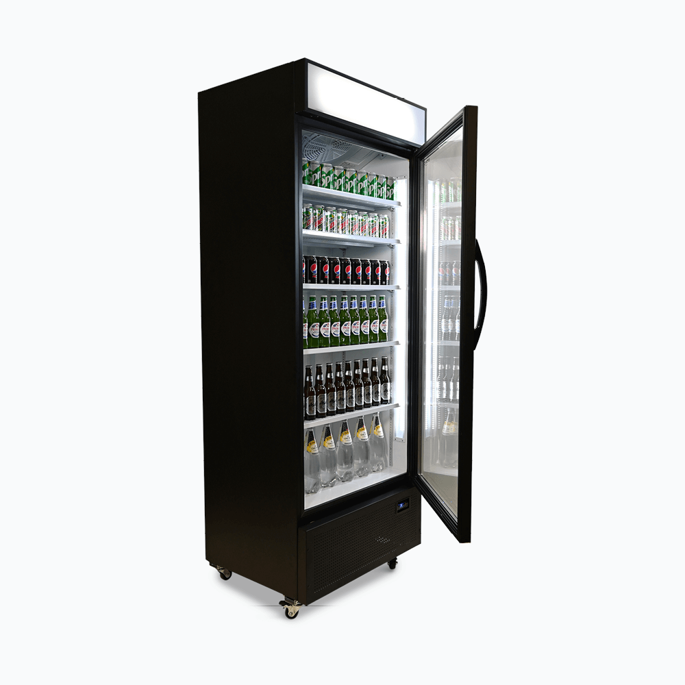 Bromic Upright Display Fridge - 659L - 1 Door - Flat Glass - Lightbox (5 Years Warranty)