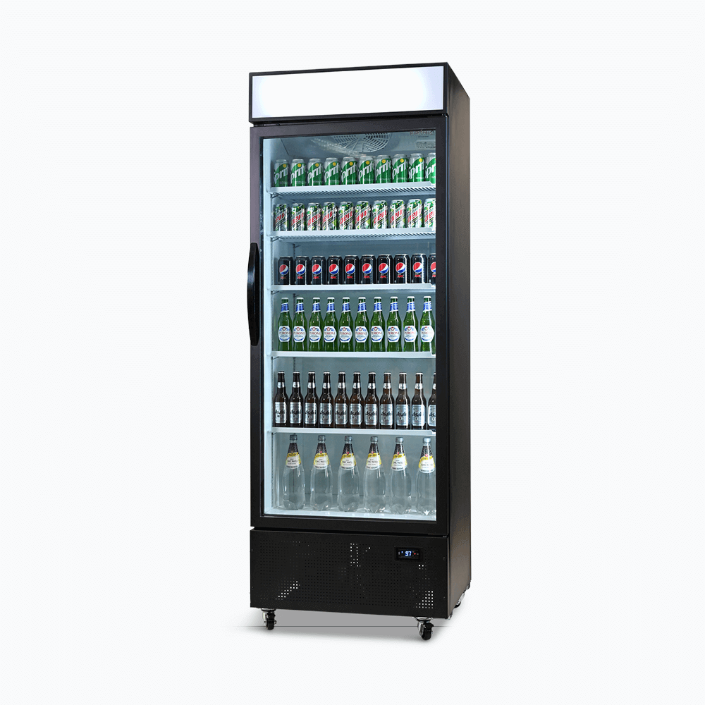 Bromic Upright Display Fridge - 659L - 1 Door - Flat Glass - Lightbox (5 Years Warranty)