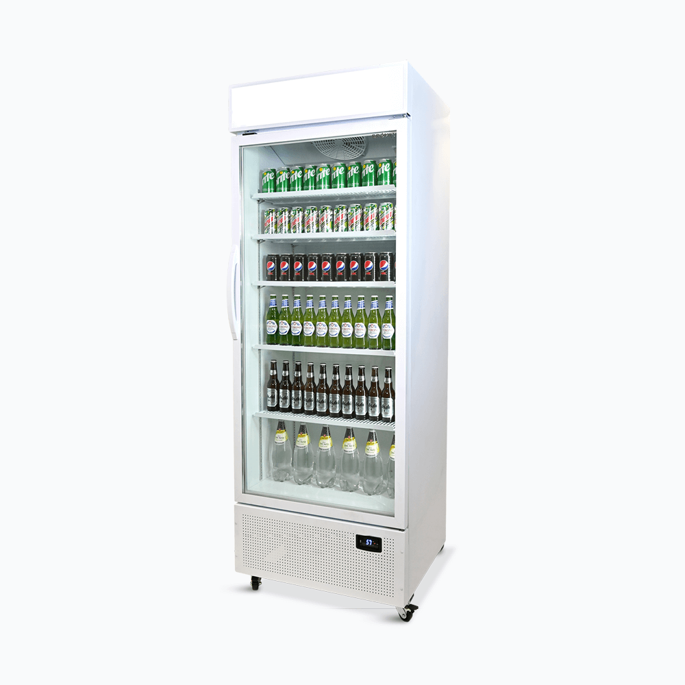 Bromic Upright Display Fridge - 659L - 1 Door - Flat Glass - Lighbox (5 Years Warranty)