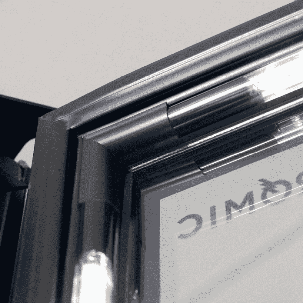 Bromic Upright Display Fridge - 1126L - 2 Door - Flat Glass - Silver (5 Years Warranty)