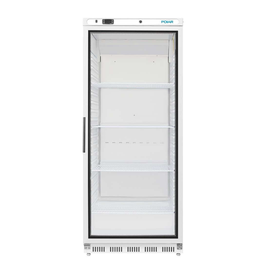 Polar C-Series Upright Display Fridge White 600Ltr