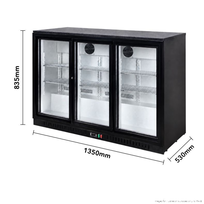 Thermaster LG-330SC – dimensions – 1350 × 530 × 835 mm