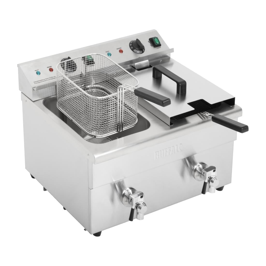 Apuro Double Induction Fryer - 2x7.5ltr - 2x3kW