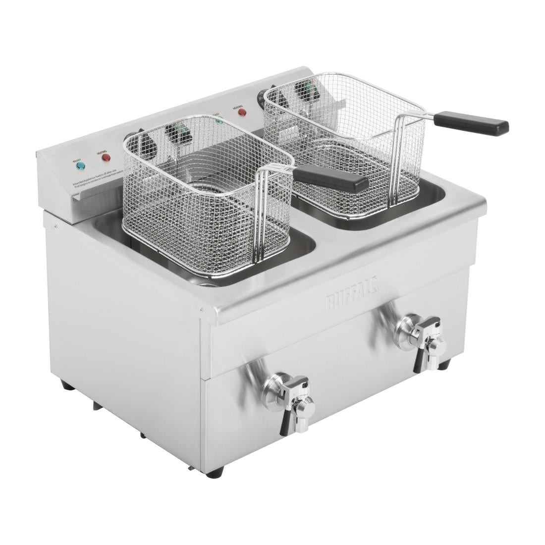 Apuro Double Induction Fryer - 2x7.5ltr - 2x3kW
