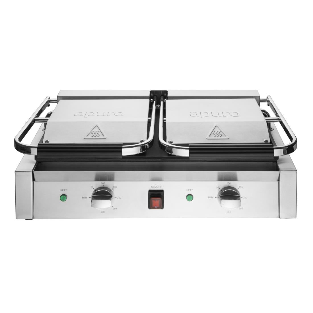 Apuro Bistro Contact Grill - Double (Ribbed/Flat)