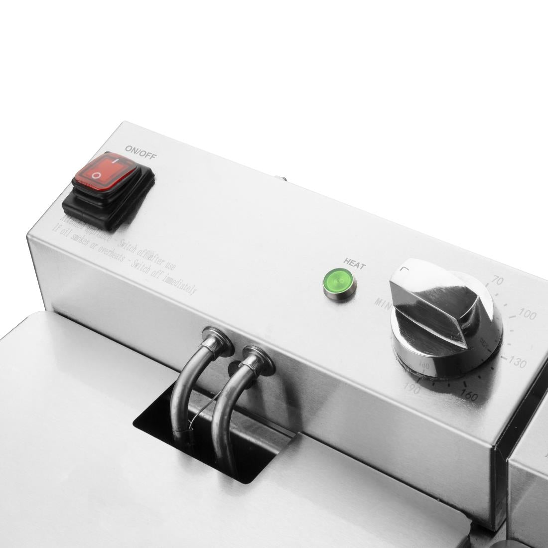 Apuro Double Fryer - 2x5Ltr - 2x2.8kW